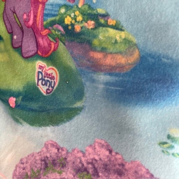 Vintage Y2K Handmade My Little Pony Baby Blanket - Picture 4 of 5